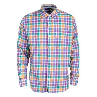 Tommy Hilfiger Multicolor Checked Cotton Long Sleeve Vintage Fit Shirt