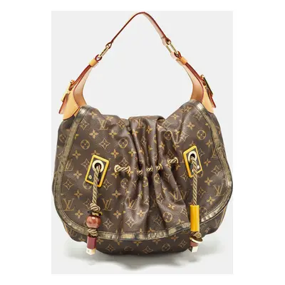 Louis Vuitton Monogram Canvas and Leather Limited Edition Kalahari GM Bag