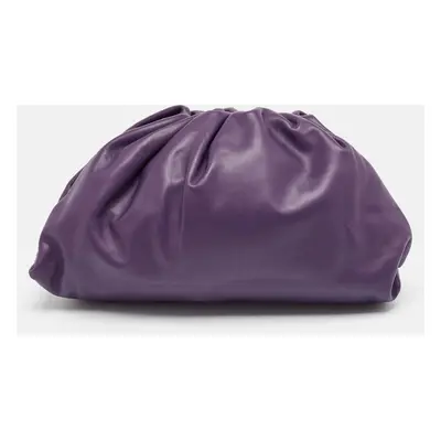 Bottega Veneta Purple Leather Leather Teen Pouch