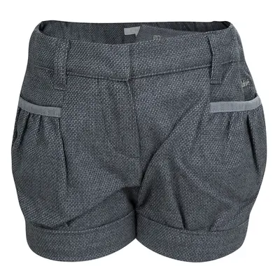 Chloe Grey Textured Cotton Shorts Months