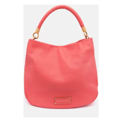 Marc by Marc Jacobs Pink Leather Too Hot To Handle Hobo