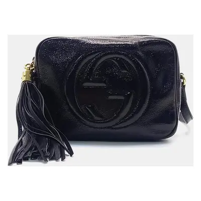 Gucci Black Leather Disco Bag