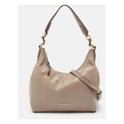 Michael Kors Grey Leather Isabelle Hobo