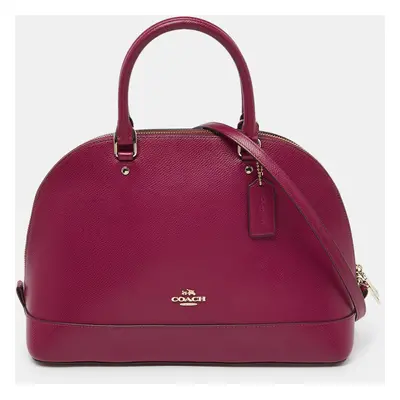 Coach Fuchsia Leather Sierra Satchel