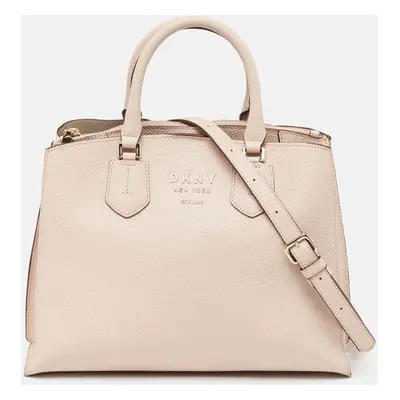 DKNY Pink Pebble Leather Noho Tote