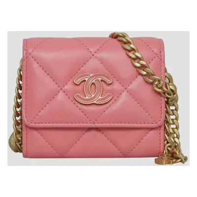 Chanel CC Charms Flap Card Holder on Chain