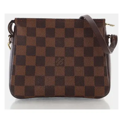 Louis Vuitton Brown Damier Ebene Canvas Trousse Pochette Shoulder Bag