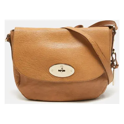 Mulberry Tan Leather Postman Lock Hobo