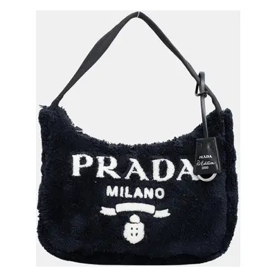 Prada Black Fabric Re- Edition Terry Bag