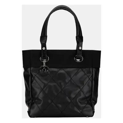 Chanel Black Paris Biarritz PM Tote