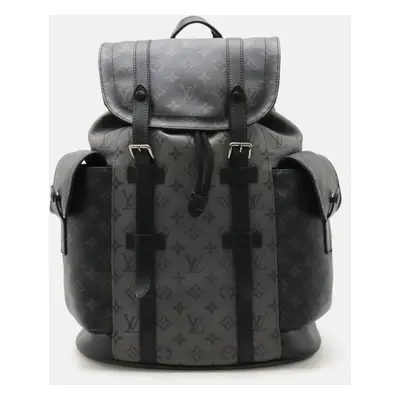 Louis Vuitton Grey Monogram Eclipse Christopher MM Backpack