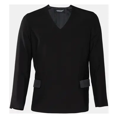 Undercover Black Wool V-Neck Pullover Jacket