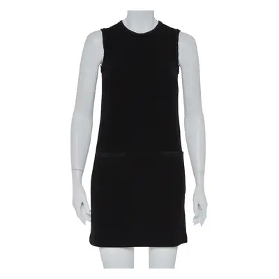 Dolce & Gabbana Black Crepe Sleeveless Shift Dress