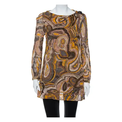 Missoni Multicolor Lurex Knit Bead Embellished Tunic