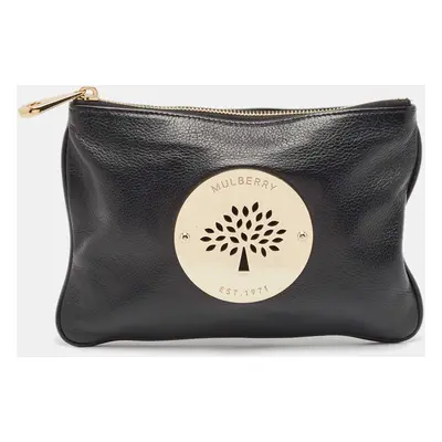 Mulberry Black Leather Daria Pouch