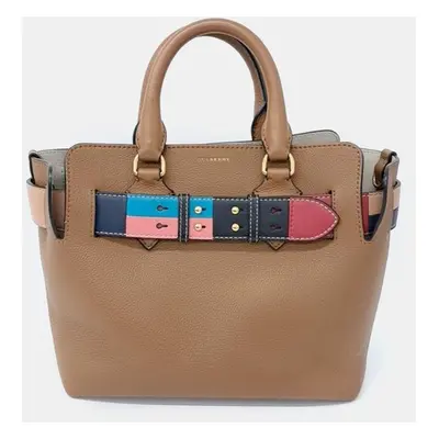 Burberry Multicolour Leather Small Belt Satchel Bag