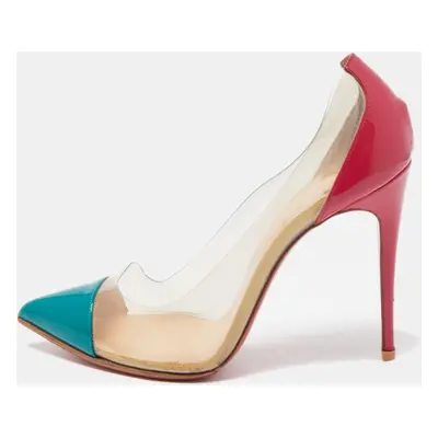 Christian Louboutin Multicolor Patent and PVC Debout Pumps Size