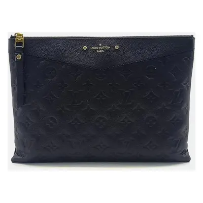 Louis Vuitton Black Monogram Empriente Leather Daily Clutch Bag