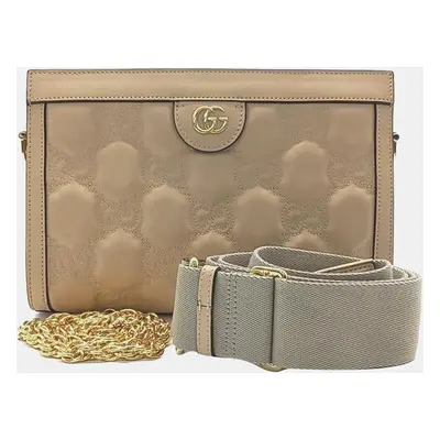 Gucci Beige Leather Small Shoulder Bag