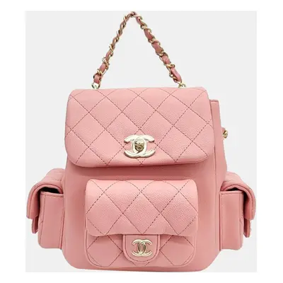 Chanel Caviar Pink Backpack