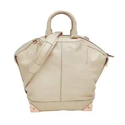 Alexander Wang Cream Leather Emile Satchel