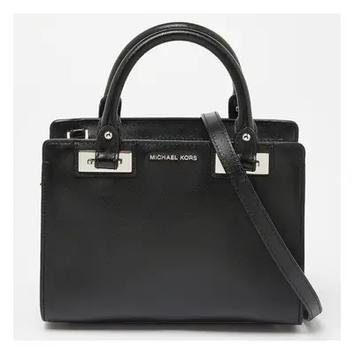 MICHAEL Michael Kors Black Leather Quinn Tote