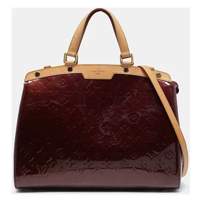 Louis Vuitton Rouge Fauviste Monogram Vernis Brea GM Bag