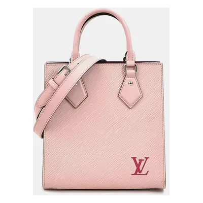 Louis Vuitton Pink Leather BB Sac Plat Tote Bag