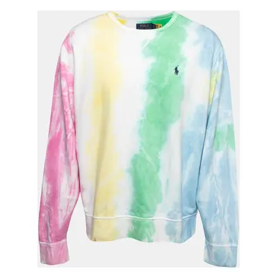 Polo Ralph Lauren Multicolor Tie-Dye Print Cotton Crew Neck Sweatshirt