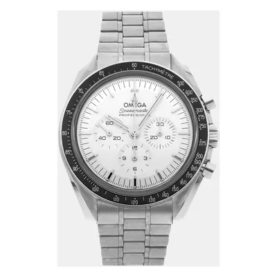 Omega Silver 18k White Gold Speedmaster 310.60.42.50.02.001 Manual Winding Men's Wristwatch mm