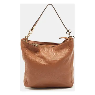 MICHAEL Michael Kors Brown Leather Fulton Hobo