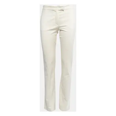 Joseph Cream Stretch Cotton Slim Fit Trousers