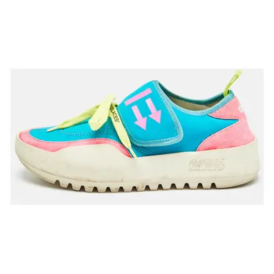 Off-White Multicolor Suede and Fabric Virgil Abloh Sneakers Size