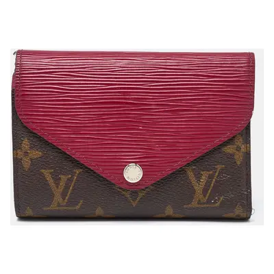 Louis Vuitton Epi Leather and Monogram Canvas Marie-Lou Compact Wallet