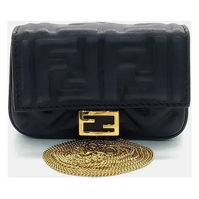 Fendi Nano Baguette bag charm and mini Crossbody bag