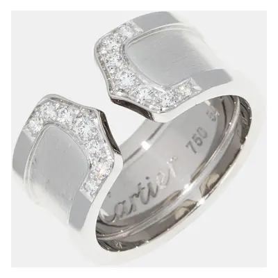 Cartier 18K White Gold Diamond Ring EU