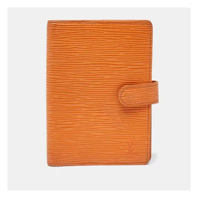 Louis Vuitton Mandarin Epi Leather Small Ring Agenda Cover