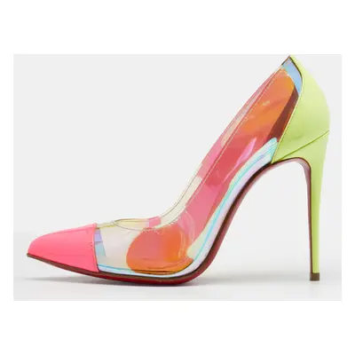 Christian Louboutin Multicolor PVC and Patent Leather Pumps Size