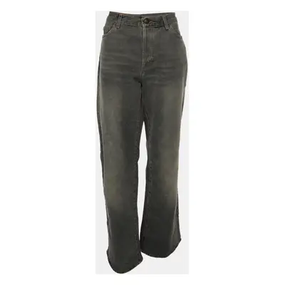 Just Cavalli Grey Denim Flared Jeans