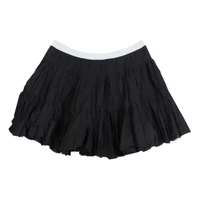 Roma e Tosca Black Cotton Skirt