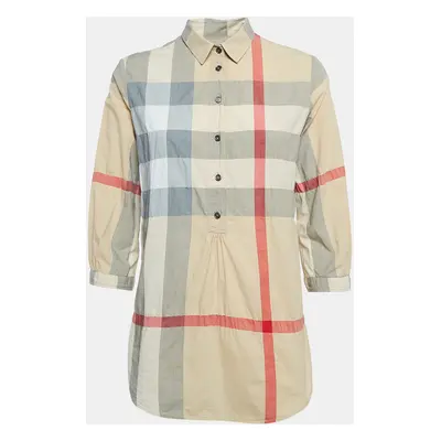 Burberry Brit Beige Giant Check Cotton Tunic