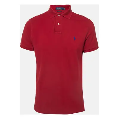 Polo Ralph Lauren Red Cotton Pique Polo T-Shirt