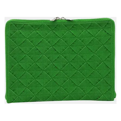 Bottega Veneta Green Intrecciato Clutch