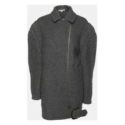 Stella McCartney Grey Wool Felicity Short Coat