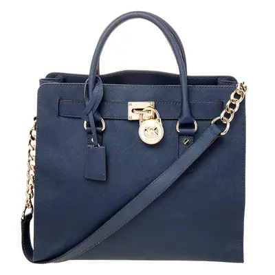 MICHAEL Michael Kors Blue Leather Hamilton Tote