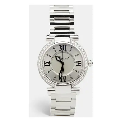 Chopard Silver Stainless Steel Diamond Imperiale