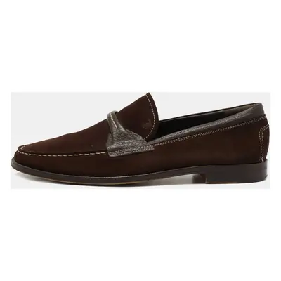 Tod's Brown Suede Slip On Loafers Size 39.5