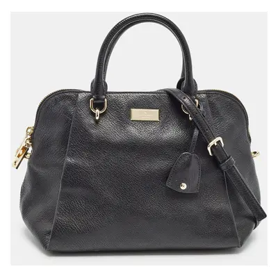 Kate Spade Black Leather Zip Satchel