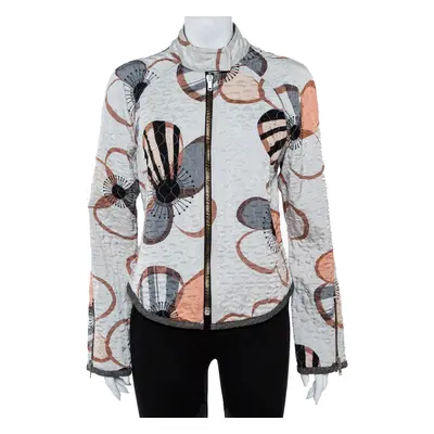 Emporio Armani Multicolor Floral Print Quilted Jacket