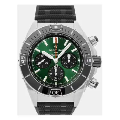 Breitling Green Stainless Steel Chronomat AB0136251L1S1 Automatic Men's Wristwatch mm